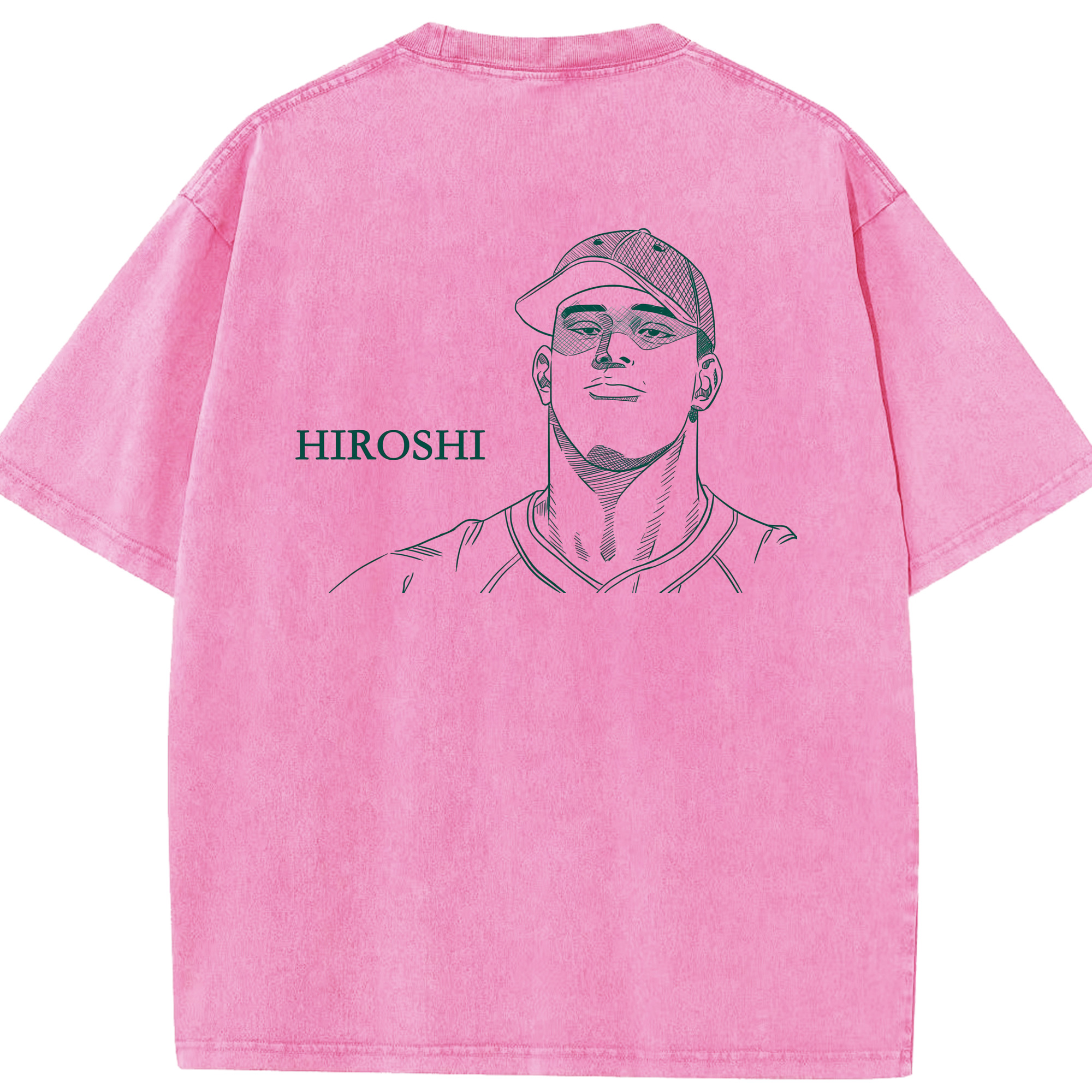 SLAM DUNK／スラムダンク 綿100% ヴィンテージ風 半袖Tシャツ（背面プリント）